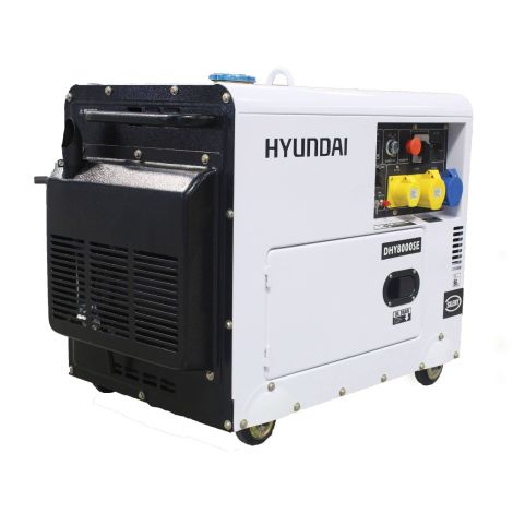 Hyundai Generator DHY8000SELR 6kW Silenced Long Run Diesel Generator